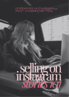 Selling on Instagram Stories 101