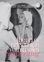 The Art of Persuasion Within Sales Copywriting